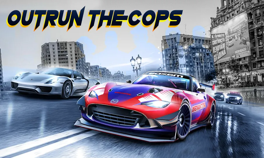 Police car: police games  [МОД Бесконечные монеты] Screenshot 2