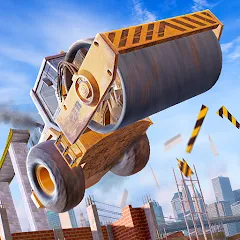 Взлом Construction Ramp Jumping (Конструкция для прыжков на рампе)  [МОД Unlocked] - последняя версия apk на Андроид