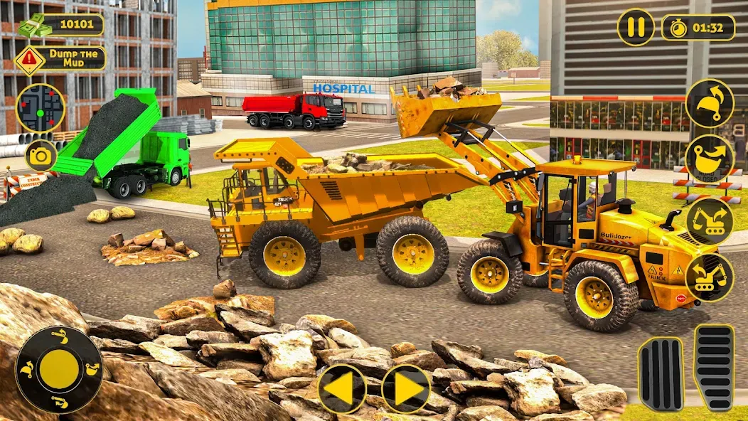 Construction Dump Truck Game (Конструкционный симулятор самосвала)  [МОД Все открыто] Screenshot 4