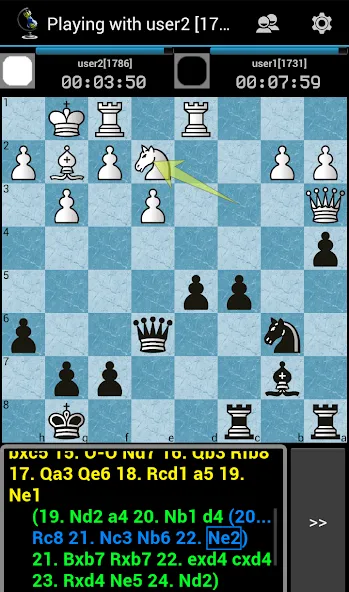 Chess ChessOK Playing Zone PGN  [МОД Бесконечные монеты] Screenshot 1