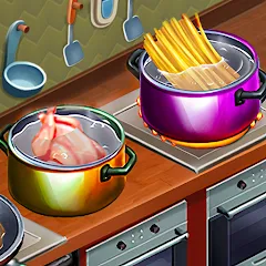 Взлом Cooking Team: Restaurant Games  [МОД Меню] - полная версия apk на Андроид