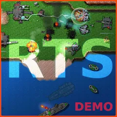 Взломанная Rusted Warfare - Demo (Растущая война)  [МОД Много денег] - последняя версия apk на Андроид