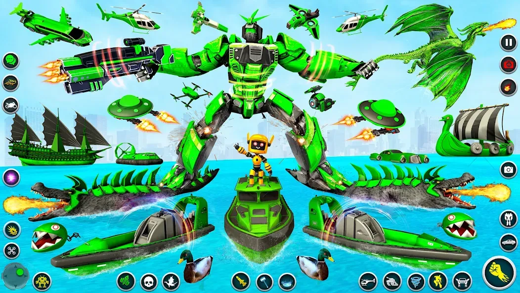 Dino Robot - Car Robot Games (Дино Робот)  [МОД Бесконечные деньги] Screenshot 2