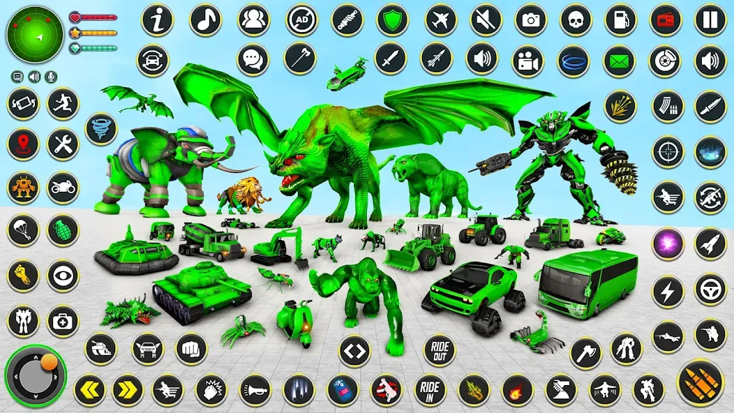 Multi Animal Robot Car Games (Мульти Анимал Робот Кар Игры)  [МОД Mega Pack] Screenshot 3