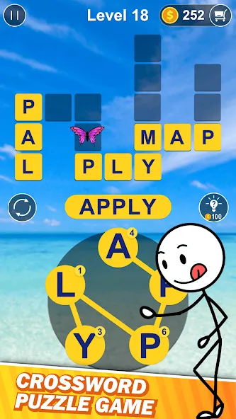 Word Connect - Word Search (Уорд Коннект)  [МОД Mega Pack] Screenshot 3