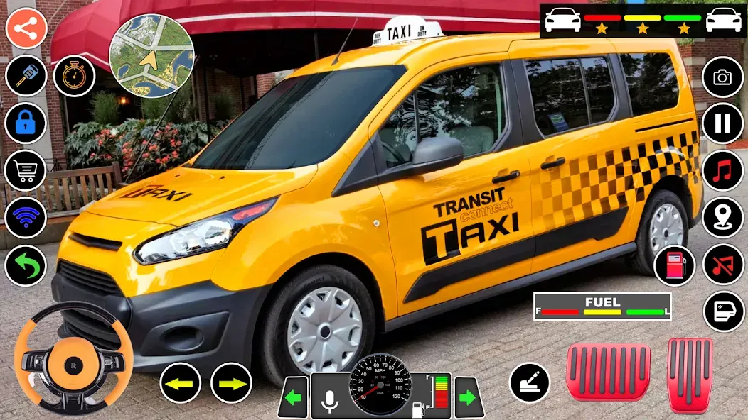 US Taxi Game 2023-Taxi Driver  [МОД Unlocked] Screenshot 2