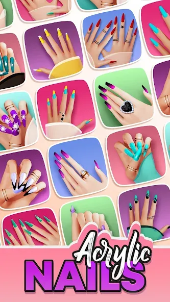 Acrylic Nails!  [МОД Mega Pack] Screenshot 1