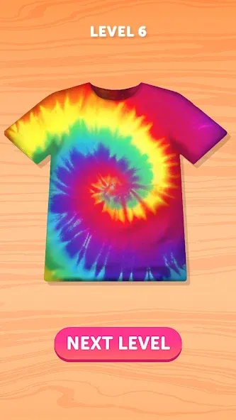 Tie Dye  [МОД Много монет] Screenshot 2