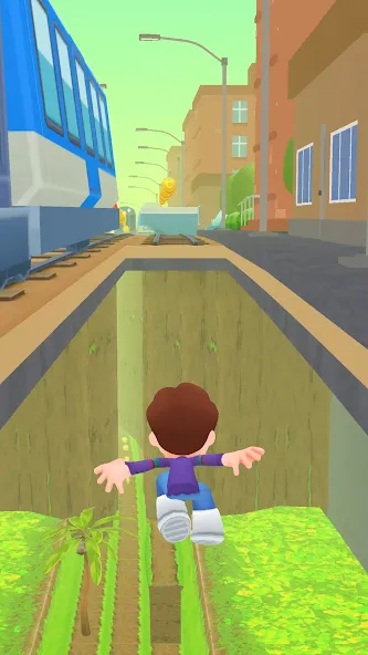 Subway Craft: Fun Runner (Фан Раннер)  [МОД Бесконечные монеты] Screenshot 1