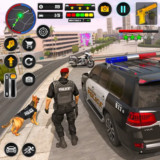 Police Car Chase Car Games  [МОД Menu] Screenshot 1