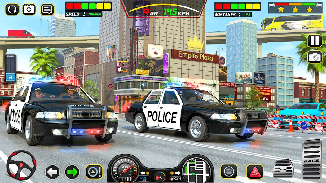 Police Car Chase Car Games  [МОД Menu] Screenshot 3