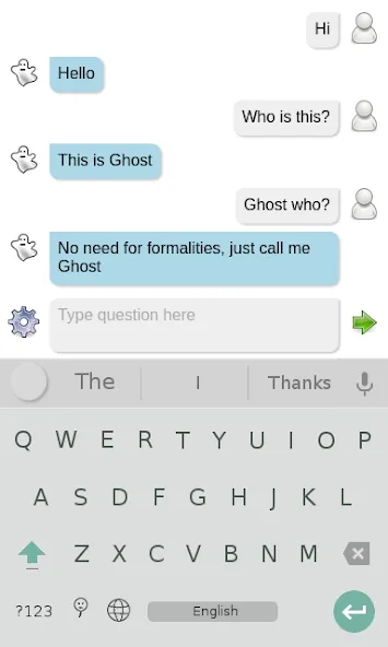 Ghost chat bot (Гостчатбот)  [МОД Много денег] Screenshot 1