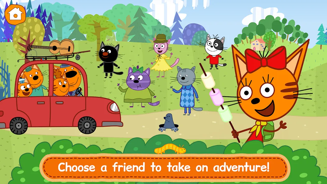 Kid-E-Cats: Kitty Cat Games!  [МОД Бесконечные монеты] Screenshot 1