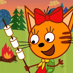 Взломанная Kid-E-Cats: Kitty Cat Games!  [МОД Бесконечные монеты] - последняя версия apk на Андроид