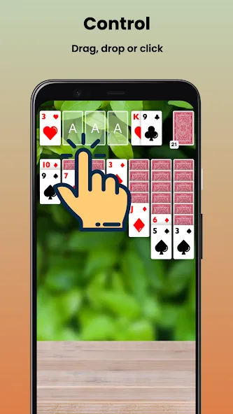 Klondike Solitaire Offline  [МОД Бесконечные монеты] Screenshot 3