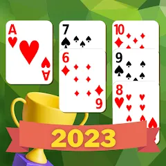 Взломанная Klondike Solitaire Offline  [МОД Бесконечные монеты] - последняя версия apk на Андроид