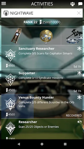 Warframe Companion (Уорфрейм Компаньон)  [МОД Menu] Screenshot 2