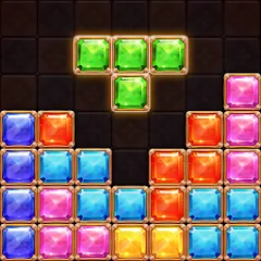 Взлом Puzzle Block Jewels (Пазл Блок Драгоценности)  [МОД Бесконечные монеты] - стабильная версия apk на Андроид