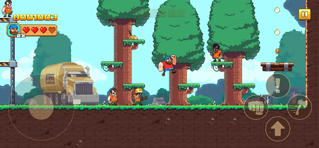 Timberman The Big Adventure (Тимбермен Большое Приключение)  [МОД Много денег] Screenshot 2