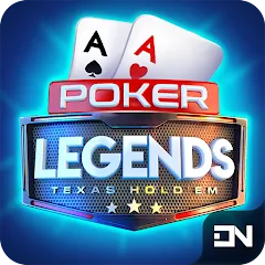 Взлом Poker Legends - Texas Hold'em (Покер Легенды)  [МОД Много денег] - полная версия apk на Андроид