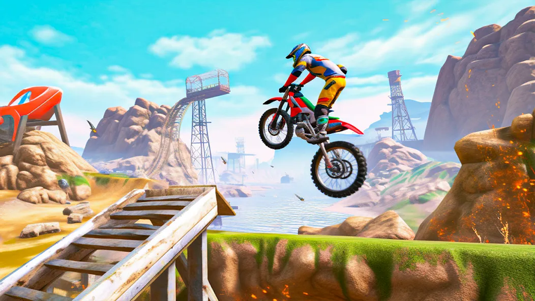 Ultimate Bike Stunt: Bike Game (Ультимейт Байк Стант)  [МОД Меню] Screenshot 4