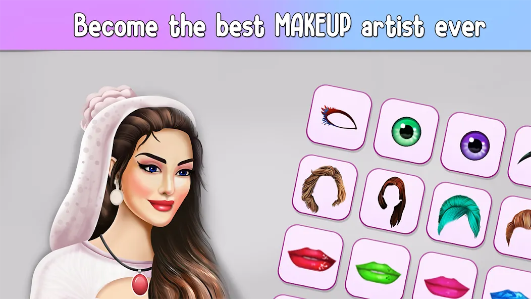 Fashion Stylist Makeup Dressup  [МОД Бесконечные деньги] Screenshot 3