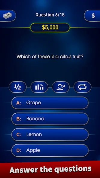 Millionaire 2024 Trivia Quiz  [МОД Unlimited Money] Screenshot 1