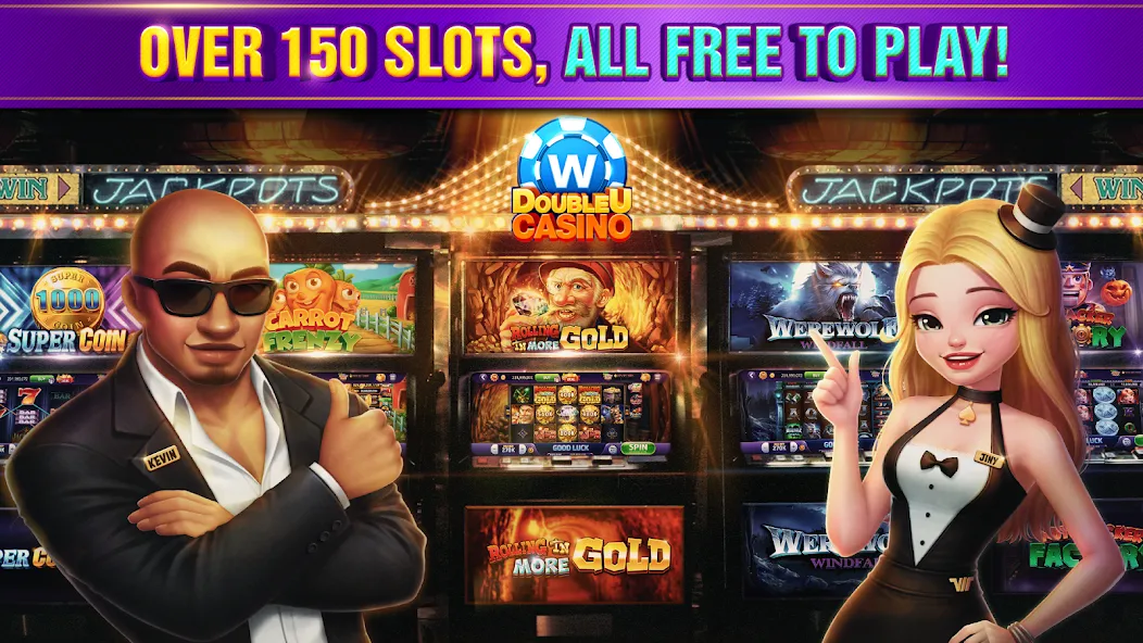 DoubleU Casino™ - Vegas Slots (ДаблЮ Казино)  [МОД Menu] Screenshot 5