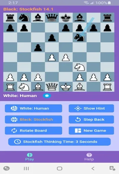 Chess With Stockfish 16  [МОД Unlocked] Screenshot 1