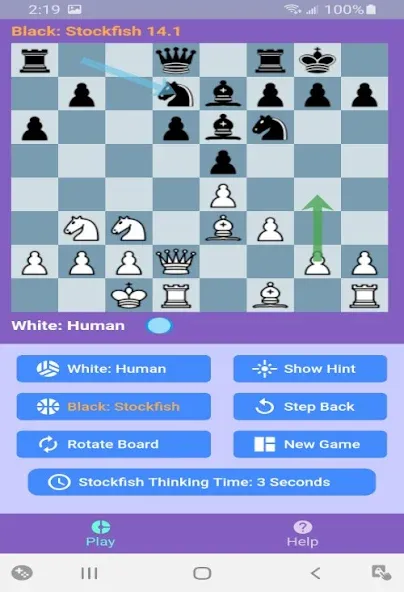 Chess With Stockfish 16  [МОД Unlocked] Screenshot 3