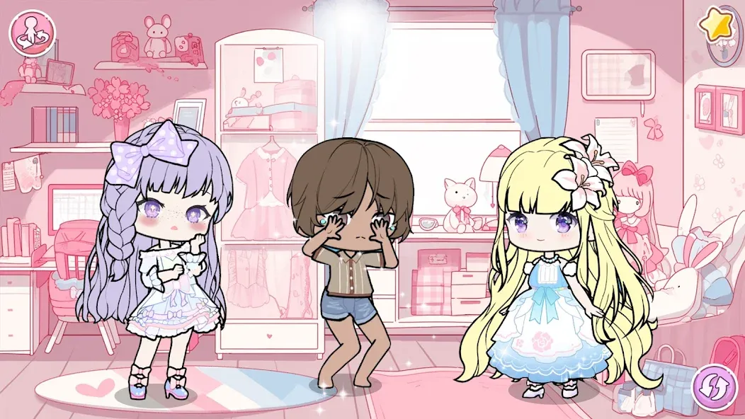 YOYO Doll School life Dress up (ЙОЙО Лайф ворлд)  [МОД Menu] Screenshot 3