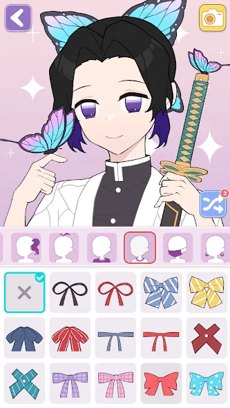 Vlinder Avatar Maker: dress up  [МОД Все открыто] Screenshot 4