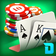 Взломанная DH Texas Poker - Texas Hold'em (ДХ Техас Покер)  [МОД Меню] - полная версия apk на Андроид