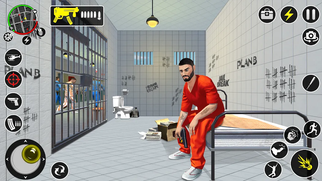 Grand Jailbreak Prison Escape (Гранд Побег из тюрьмы)  [МОД Много денег] Screenshot 3