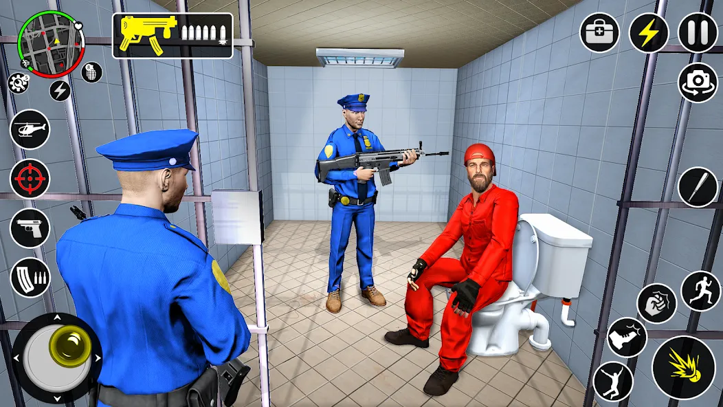 Grand Jailbreak Prison Escape (Гранд Побег из тюрьмы)  [МОД Много денег] Screenshot 4