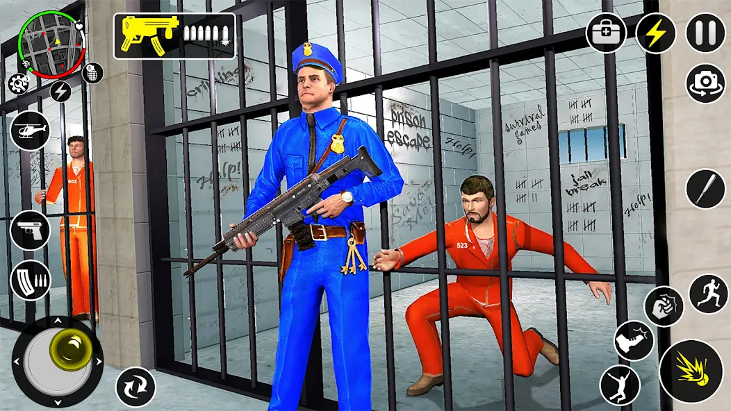 Grand Jailbreak Prison Escape (Гранд Побег из тюрьмы)  [МОД Много денег] Screenshot 5