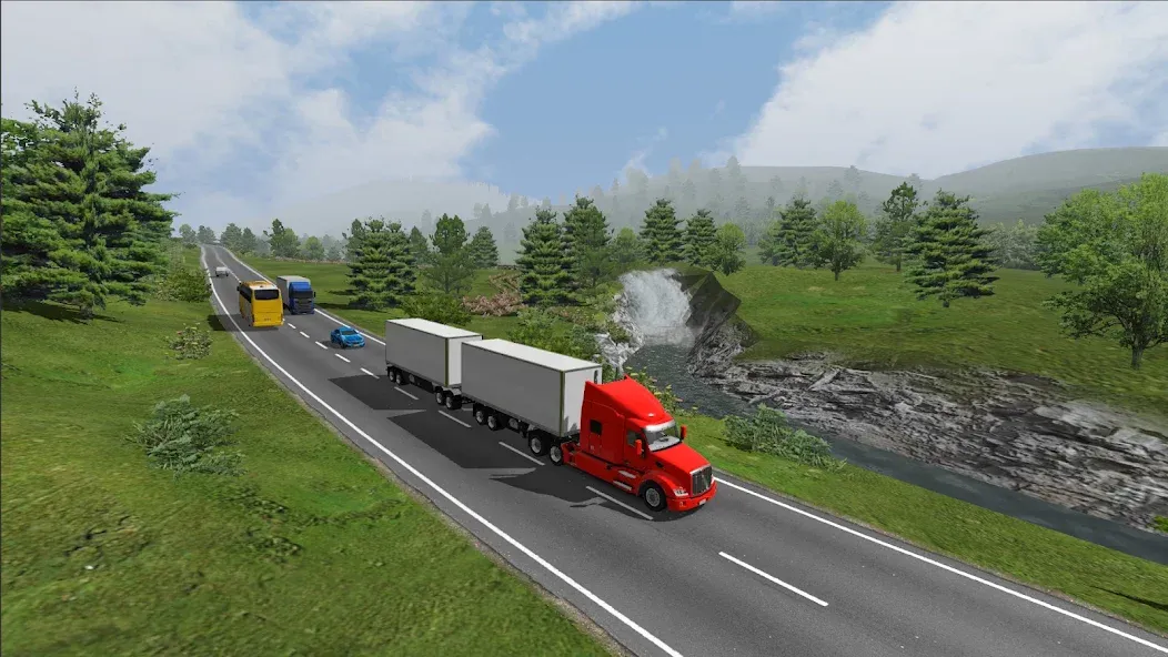 Universal Truck Simulator (Юниверсал Трак Симулятор)  [МОД Menu] Screenshot 3