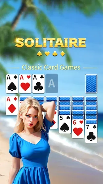 Solitaire Classic:Card Game (Солитер Классик)  [МОД Бесконечные деньги] Screenshot 1