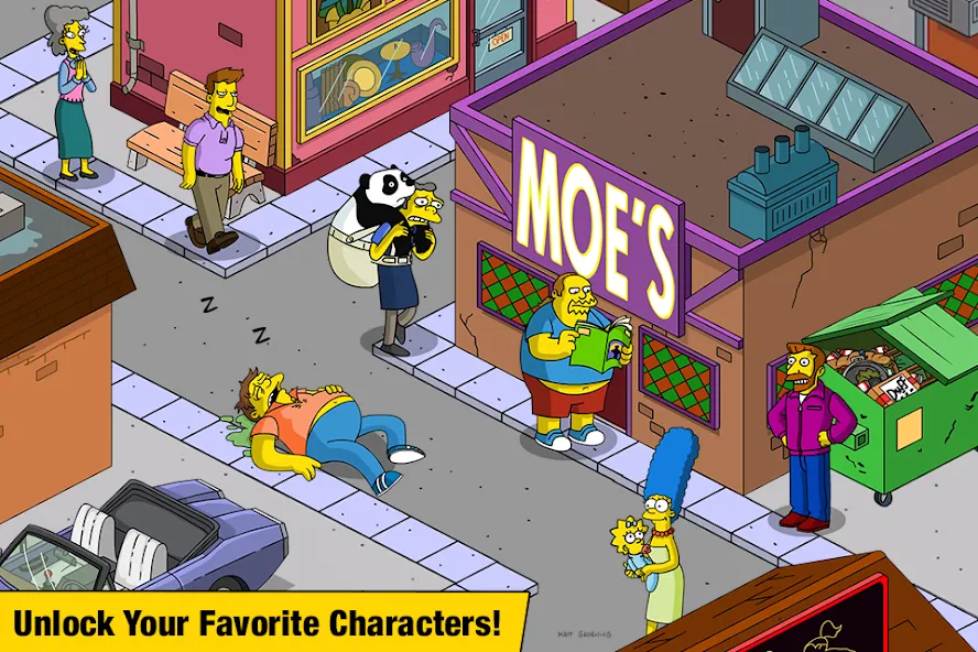 The Simpsons™:  Tapped Out (Зе Симпсонс)  [МОД Unlimited Money] Screenshot 2