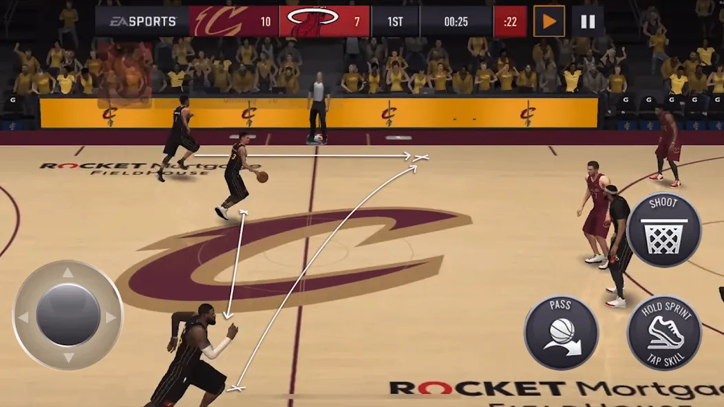 NBA Live Asia (НБА Лайв)  [МОД Меню] Screenshot 2