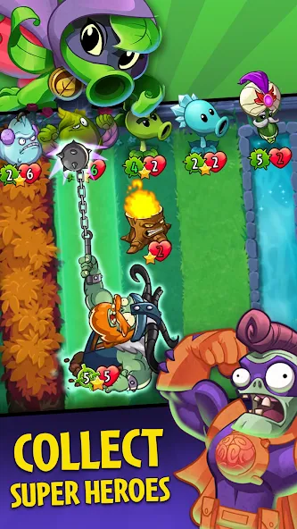 Plants vs. Zombies™ Heroes  [МОД Unlimited Money] Screenshot 1