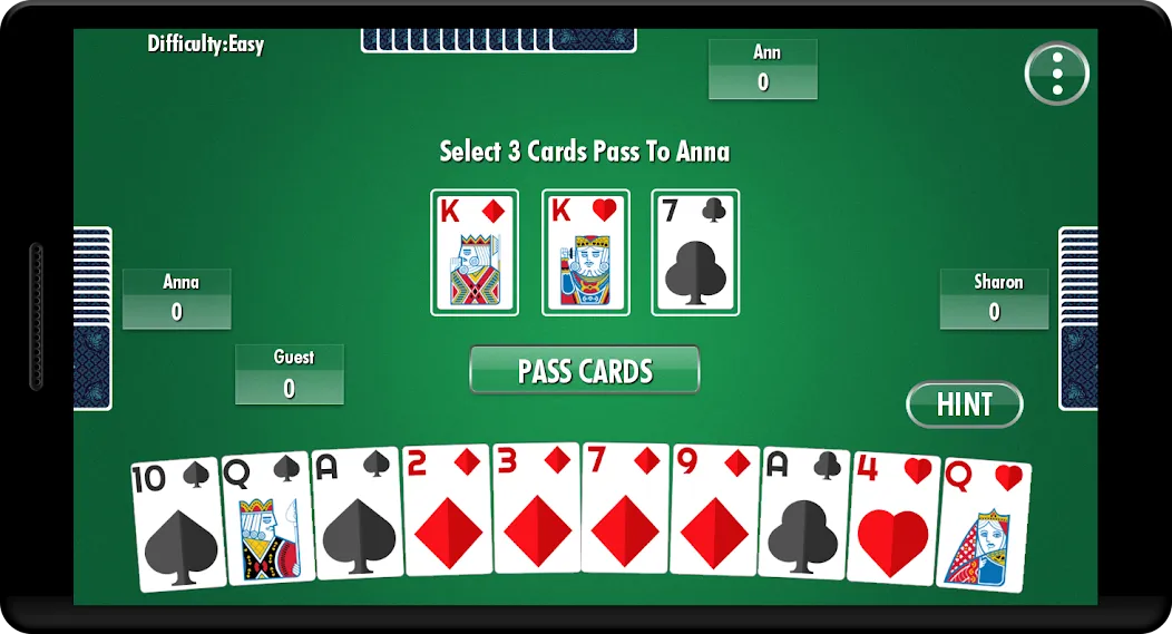 Hearts - Card Game (Хартс)  [МОД Unlocked] Screenshot 1