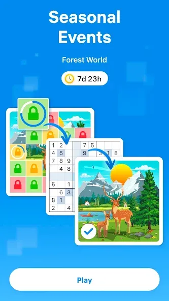 Sudoku.com - Classic Sudoku  [МОД Unlocked] Screenshot 3