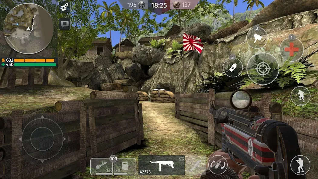 World War 2: Shooting Games (Вторая мировая война)  [МОД Unlocked] Screenshot 1