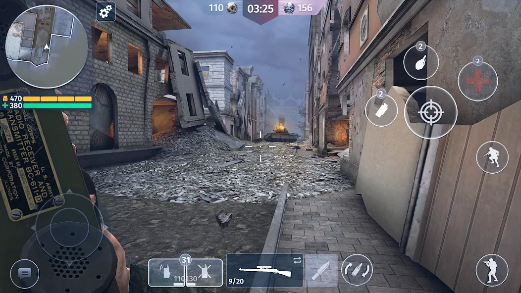 World War 2: Shooting Games (Вторая мировая война)  [МОД Unlocked] Screenshot 2