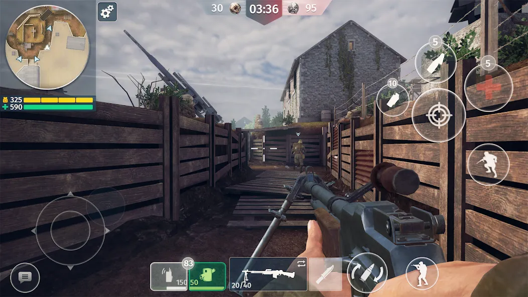 World War 2: Shooting Games (Вторая мировая война)  [МОД Unlocked] Screenshot 5