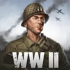 Скачать взломанную World War 2: Shooting Games (Вторая мировая война)  [МОД Unlocked] - последняя версия apk на Андроид