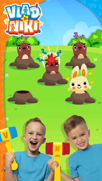 Vlad and Niki - Smart Games  [МОД Бесконечные монеты] Screenshot 2