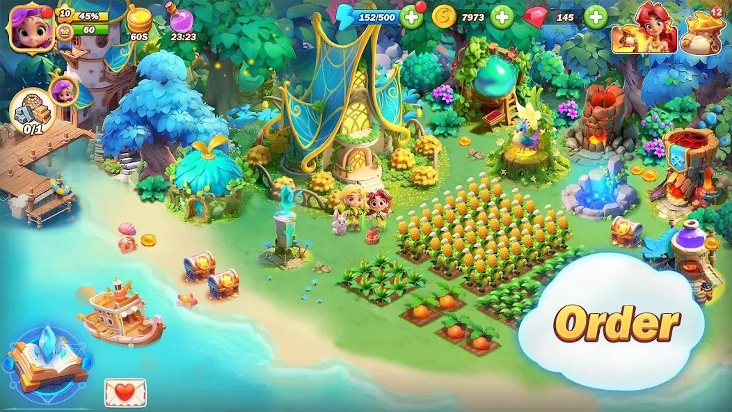 Pixie Island - Farming Game (Пикси Айленд)  [МОД Бесконечные монеты] Screenshot 5