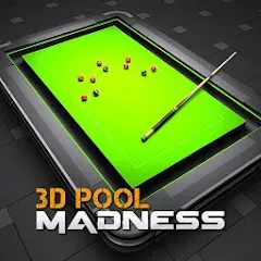 Взломанная 3D Pool Madness (Пул Безумие)  [МОД Unlocked] - последняя версия apk на Андроид